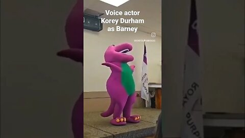 Barney Live Clip Tribute #barneyandfriends #voiceactor #impressions #barney #bobwest #voiceover #fyp