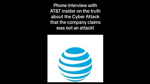 ATT Phone conversation sure sounds like EBS foreshadowing. Phil Maybe?