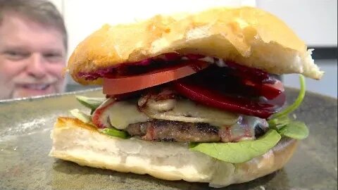 Double Beetroot Burger