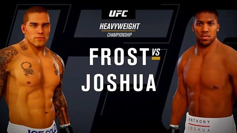 EA Sports UFC 4 Gameplay Anthony Joshua vs Isaac Frost