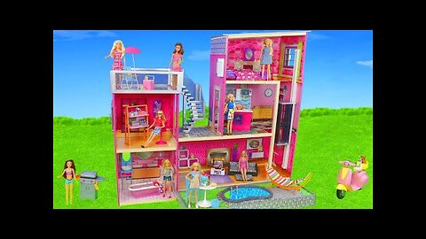 Wooden Barbie Dollhouse!