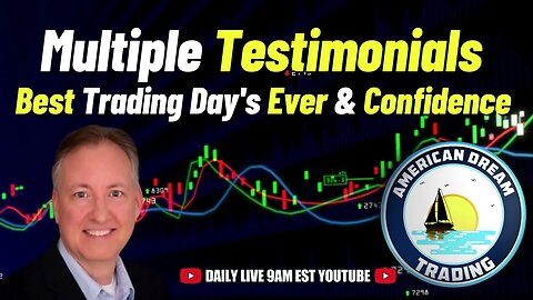 Inspiring Trading Journeys - Multiple Testimonials Of Best Trading Day's Ever In The Stock Market