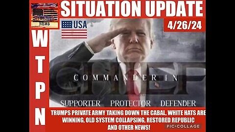 WTPN ~ Judy Byington ~ Situation Update ~ 04-26-24 ~ Trump Return ~ Restored Republic via a GCR