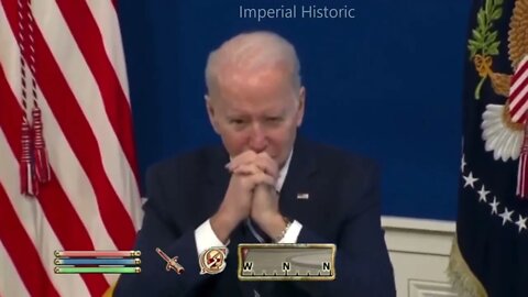 NPC Biden Crashes then Kisses Press - Political NPC (Joe Biden)