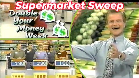 Supermarket Sweep | Double Your Money Week (11-24-2000) | Full Episode | Game Shows