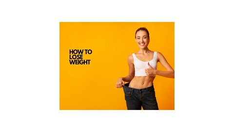 how to lose weight fast without working out!