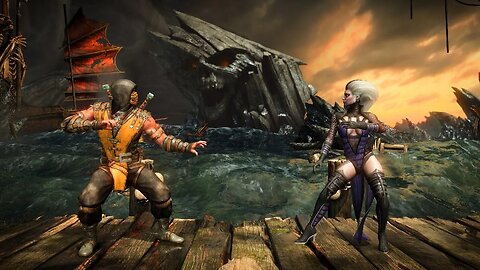 Scorpion Vs Sindel Mortal Kombat XL Mod