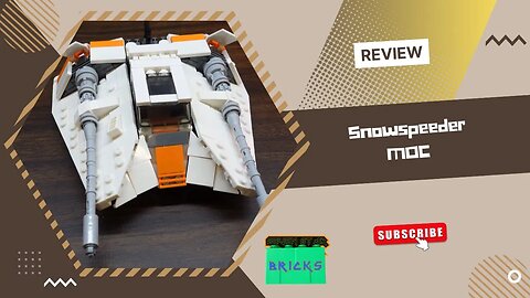 Knock Off Lego Star Wars Snowspeeder MOC REVIEW! Brickvault set Snowspeeder - Minifig Scale