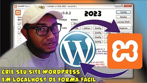 CRIE SEU SITE EM LOCALHOST USANDO WORDPRESS USANDO XAMPP / NAO PAGUE EMPRESA DE HOSPEDAGEM