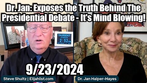 Dr. Jan Halper-Hayes: Exposes the Truth Behind The Presidential Debate - It's Mind Blowing!