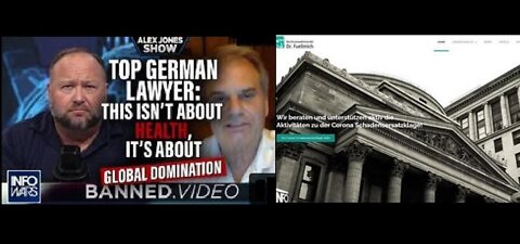 3-11-22 Alex Jones w/ Top German Lawyer Reiner Fullmich, Head Of Corona Investigative Team: This Is Not About Health, It's About Global Domination