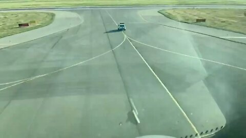 Time lapse video departing Taraz Airport, Kazakhstan in a B747-400 freighter.