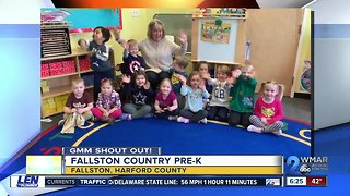 Good morning from Fallston Country PreK!