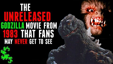 The UNFINISHED Godzilla Movie From 1983 - WOLFMAN vs Godzilla!