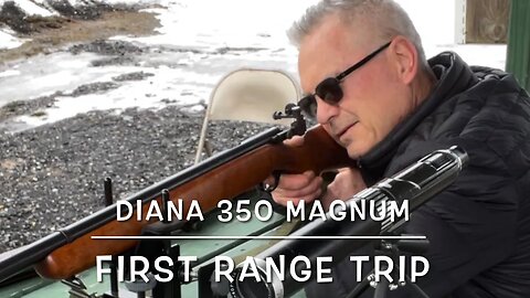 RWS Diana .177 350 Magnum first range trip. Really likes 8.2gr Meisterkugeln’s