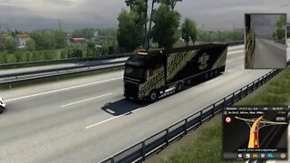 Eurotrucksimulator 2. Mit dem LKW durch Europa Auf der Pro Mod mit guter Musik.