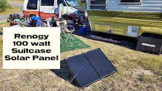 Renogy 100 watt portable suitcase solar panel