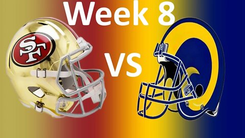 Madden Nfl 23 49ers Vs Rams Simulation Franchise S1 W8