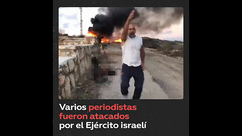 Un grupo de periodistas fue atacado por el Ejército israelí en el sur del Líbano