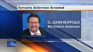 Kenosha alderman behind bars, faces charges