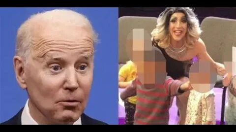 Pervert POTUS has drag queen story time at White House