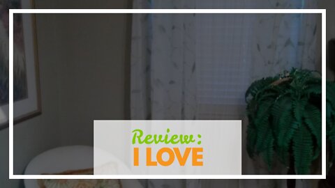 Review: Lazzzy Sheer Curtains Embroidered Floral Leaf Voile Drapes for Bedroom Living Room Grom...