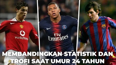 Membandingkan Statistik trofi Kylian mbappe - Messi - Ronaldo Berita bola terbaru hari ini