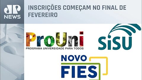 MEC divulga novo calendário de inscrição para Prouni, Fies e Sisu de 2023