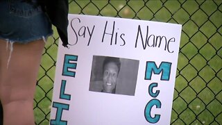 Dozens gather to honor Elijah McClain on anniversary of fatal detainment by Aurora Police