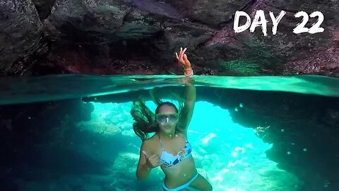 SECRET UNDERWATER CAVE IN MAUI!!