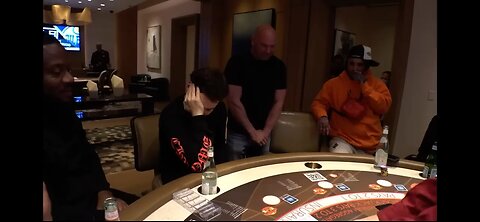 Dana white & adin ross gamble high stakes on blackjack 👍👍