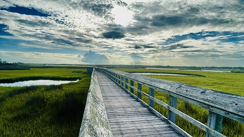 Exploring Kenneth D. Batts Family Park, Topsail Beach (Surf City), North Carolina - POV