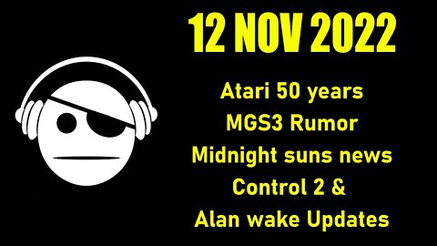 Atari 50 Deal | MGS3 Rumour | Midnight Suns Details | Control 2 & Alan Wake 2 News | 12 NOV 2022