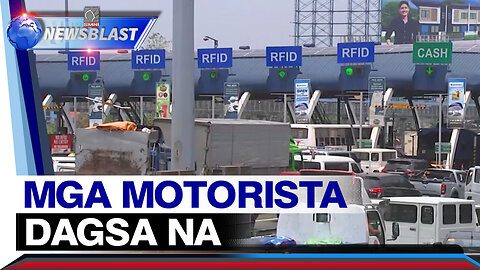 Sitwasyon sa North Luzon Expressway sa mga bibiyahe palabas ng Metro Manila