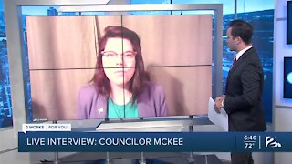 Councilor McKee talks Black Lives Matter mural vote, coronavirus recommendations