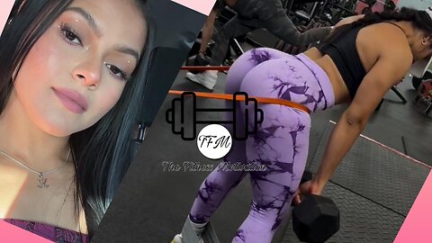 Watch this incredible ig fitness model working out