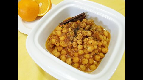 Spiced Chickpea Delight with Dates, Turmeric, and Almonds