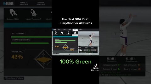 The Best NBA 2k23 Jumpshot For All Builds…100% GREEN