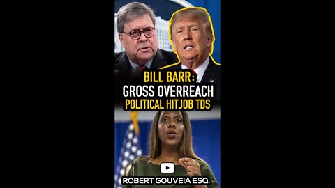 Bill Barr: This is a Political HITJOB TDS #shorts