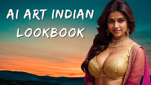 [4K] AI ART indian Lookbook Model Al Art video | Indian & UK AI Lookbook: 4K Fashion Showdown