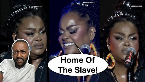 Millionaire Woke Singer Jill Scott BUTCHERS National Anthem at Black Music Festival.