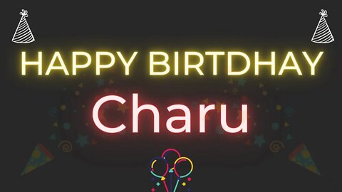 Happy Birthday to Charu - Birthday Wish From Birthday Bash