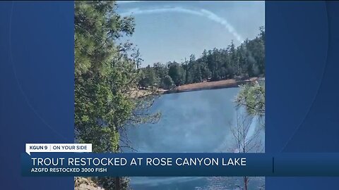 Trout re-stocked at Rose Canyon Lake; only accessible on foot