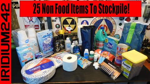 25 Non Food Items To Stockpile Now!