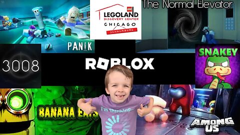 Roblox Snakey, Among Us, Banana Eats, Panik Update, Normal Elevator, SCP 3008! 😎