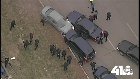 Full video: Police chase down Chiefs Kingdom Champions Parade route