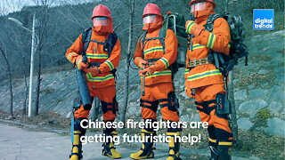 Chinese firefighters are getting futuristic help!