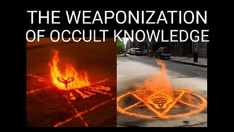 Occult Knowledge Weaponized Against Humanity. Most People Do Not Understand the Truth