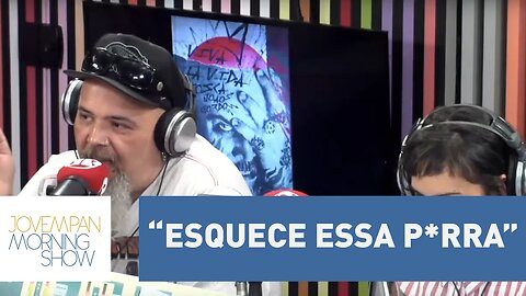 João Gordo se irrita ao falar de Dado Dolabella: "esquece essa p*rra"