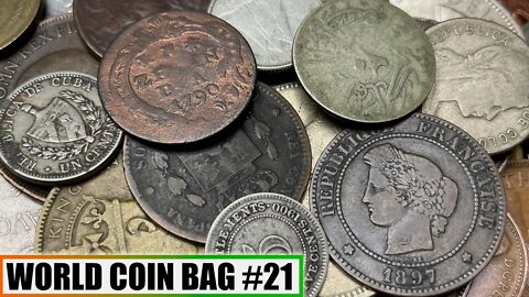 RARER LATE 1700s COINS & MORE Unboxed In Half Pound World Coin Grab Bag - Bag #21